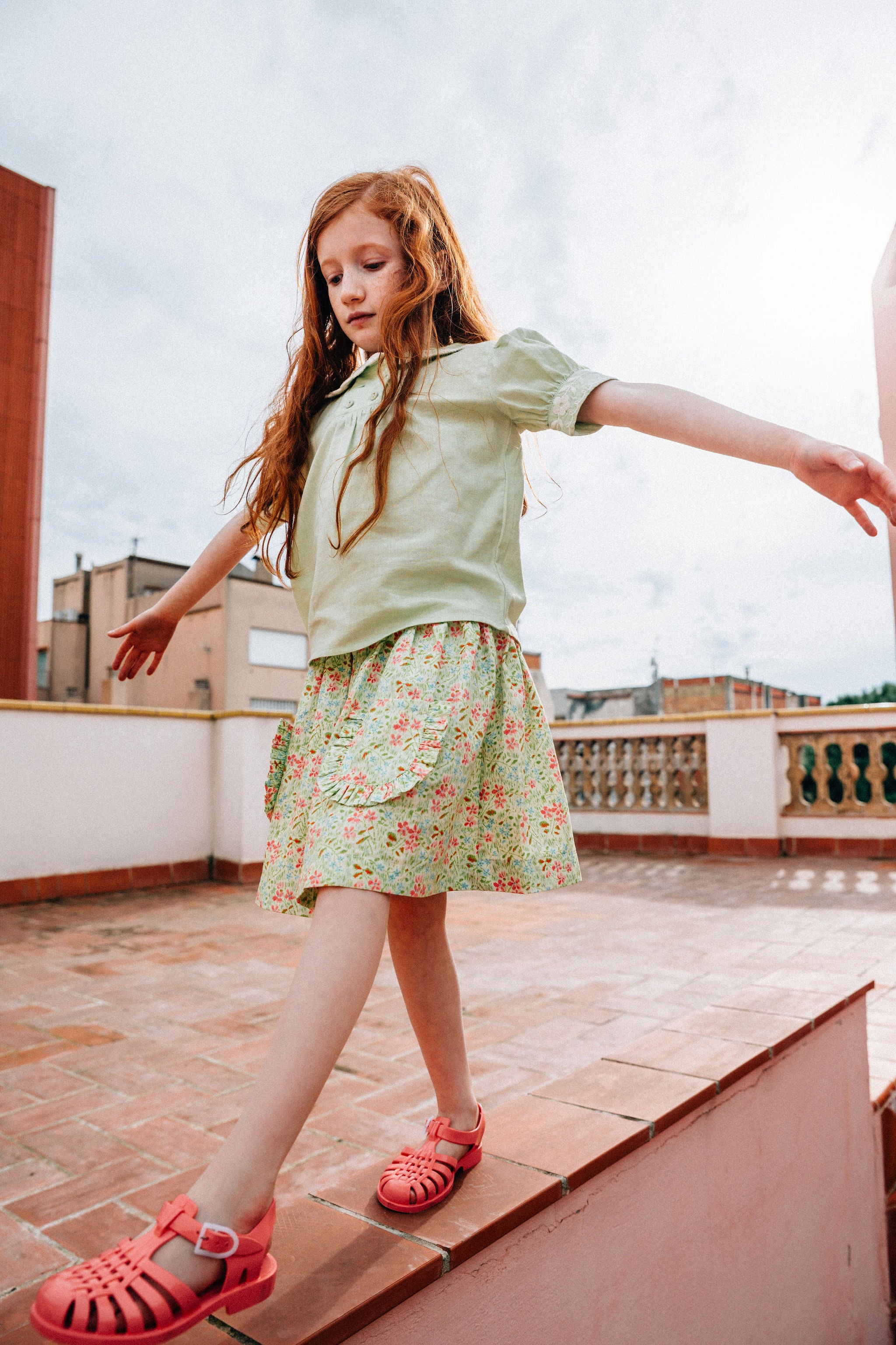 Marguerite rok - Guirlande de printemps